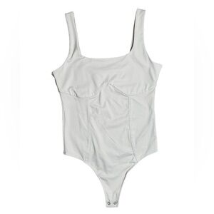 Abercrombie & Fitch Womens Soft A&F Collection Scoop Square Neck Tank Bodysuit S